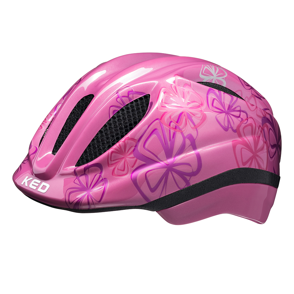 Шлем KED Meggy Trend Pink Flower S (46-51 см)