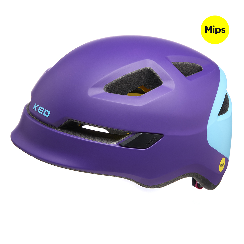 Шлем KED POP Purple Skyblue S (48-52 см)