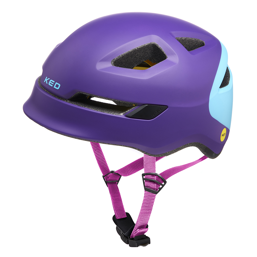 Шлем KED POP Purple Skyblue M 1