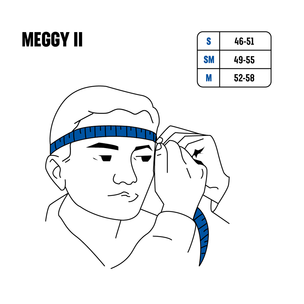 Шлем KED Meggy Originals Sharky Blue S/M 9