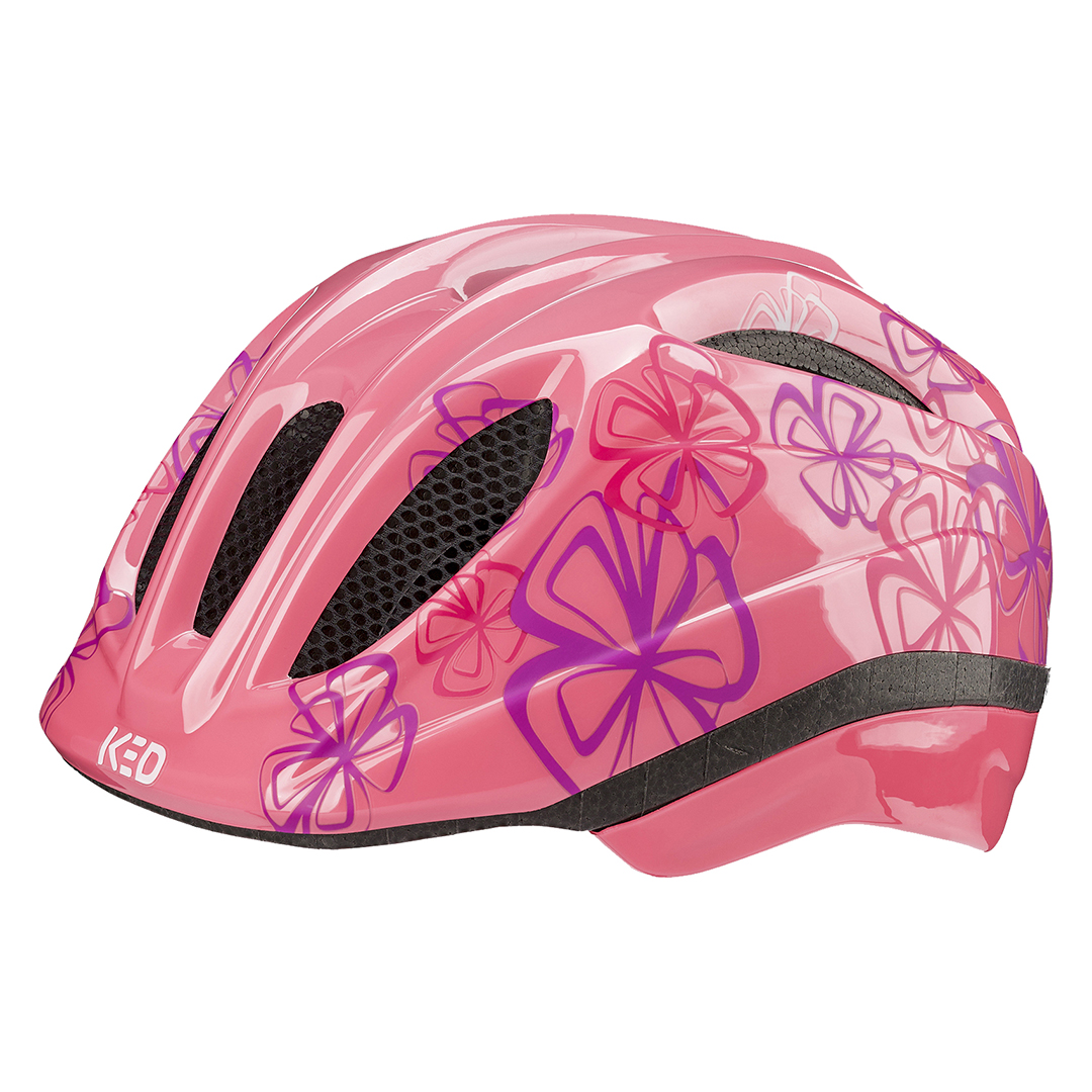 Шлем KED Meggy Trend Soft Pink Flower S (46-51 см)
